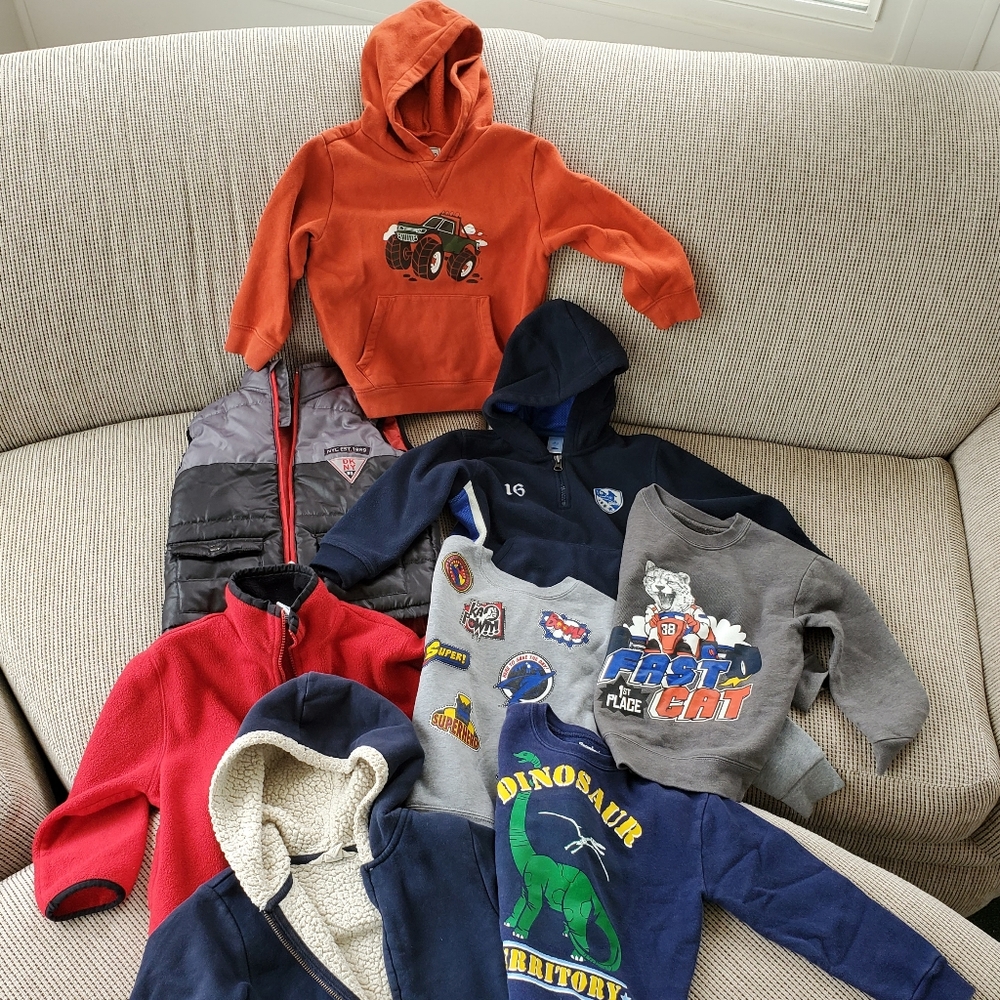 Size 4/4T boys' warm-up bundle